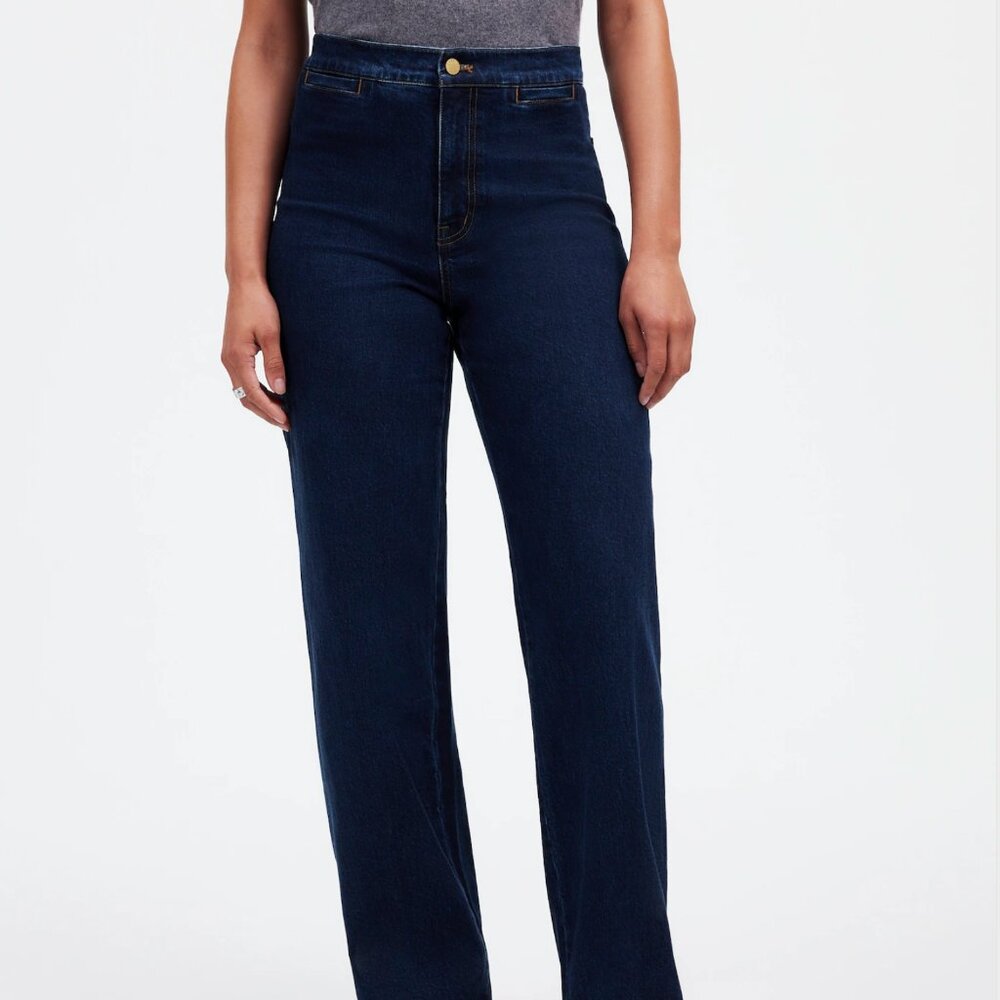 Madewell Emmett Wide Leg in in Leffers Wash